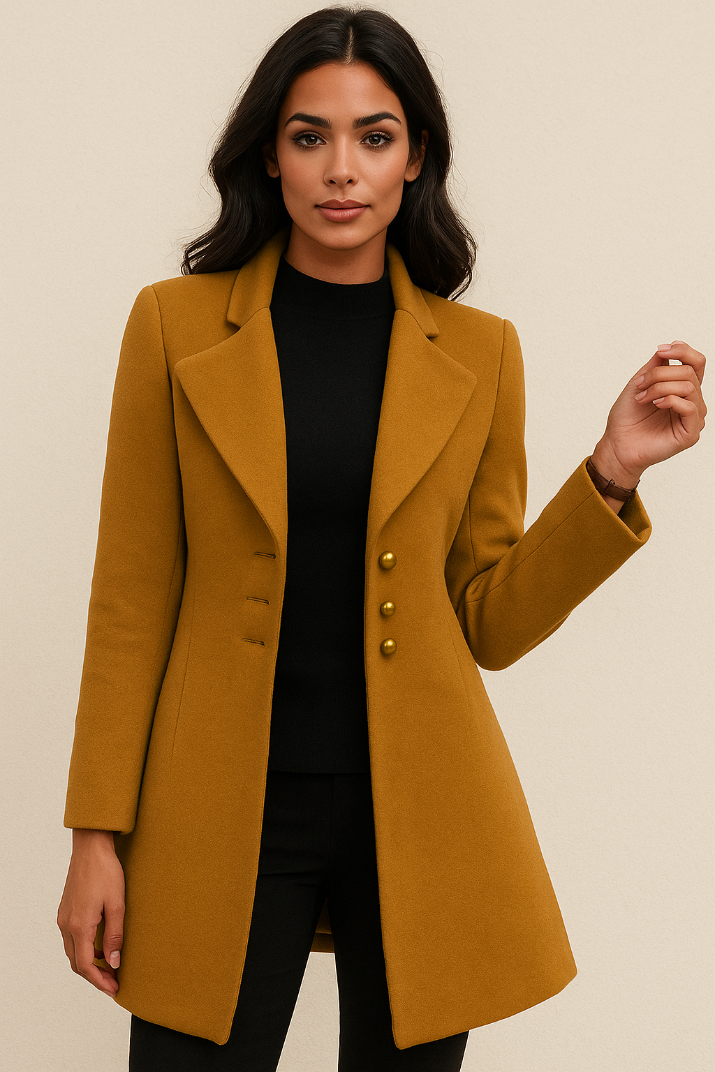 Slim Fit Elegant Trench Coat
