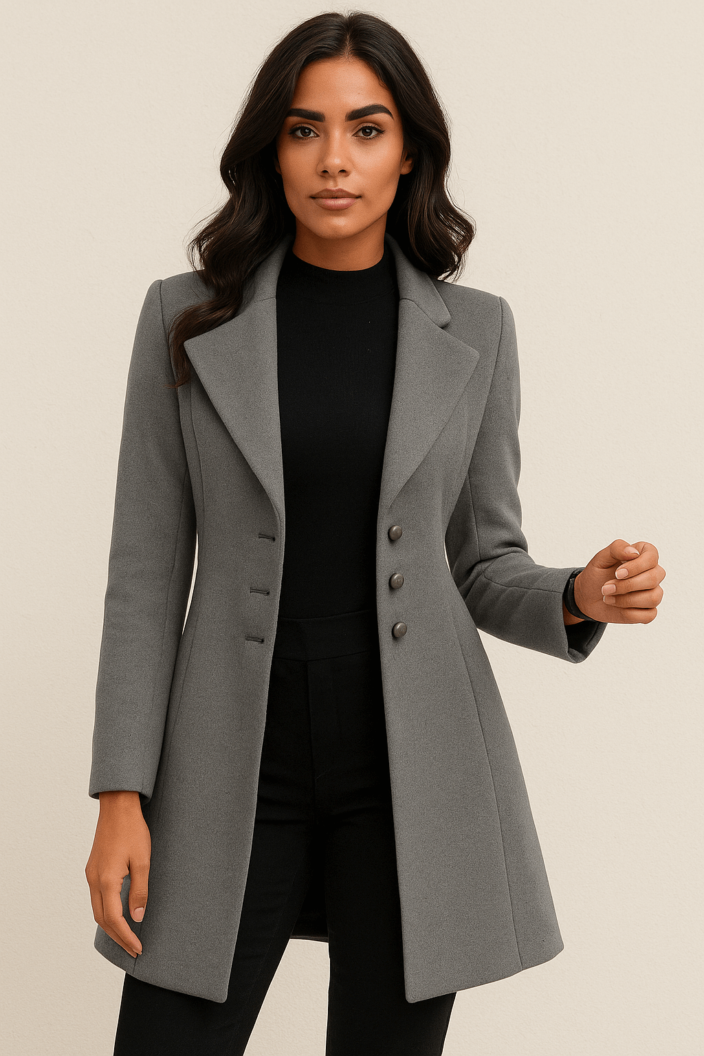 Slim Fit Elegant Trench Coat