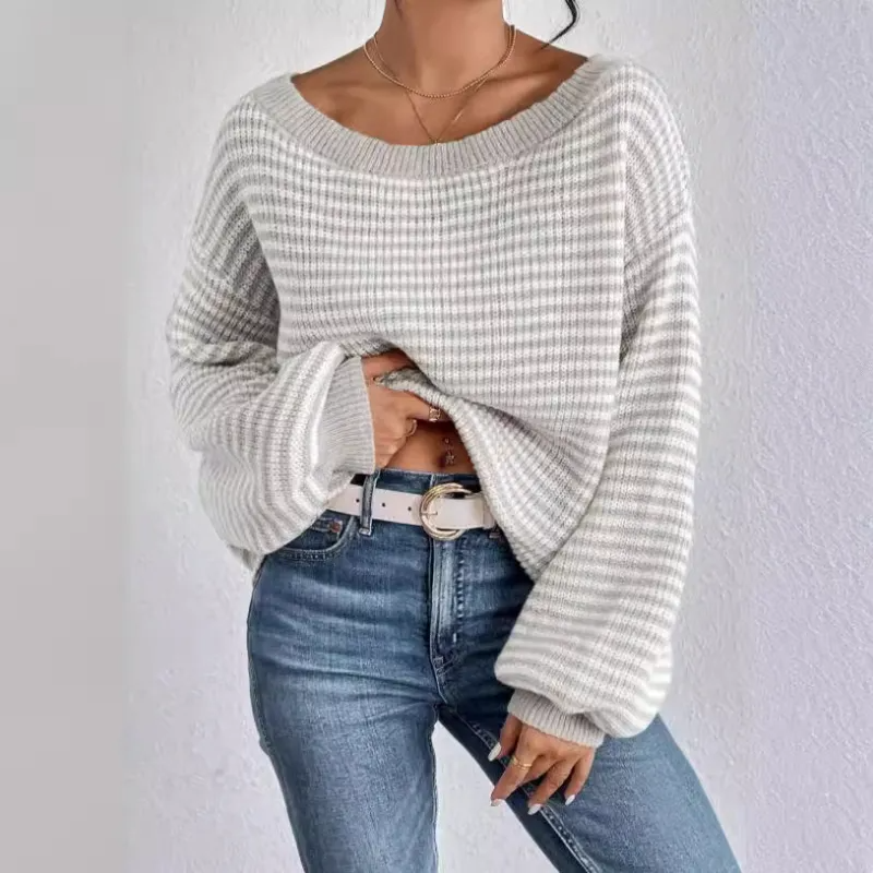 Elegant Relaxed Knit Sweater