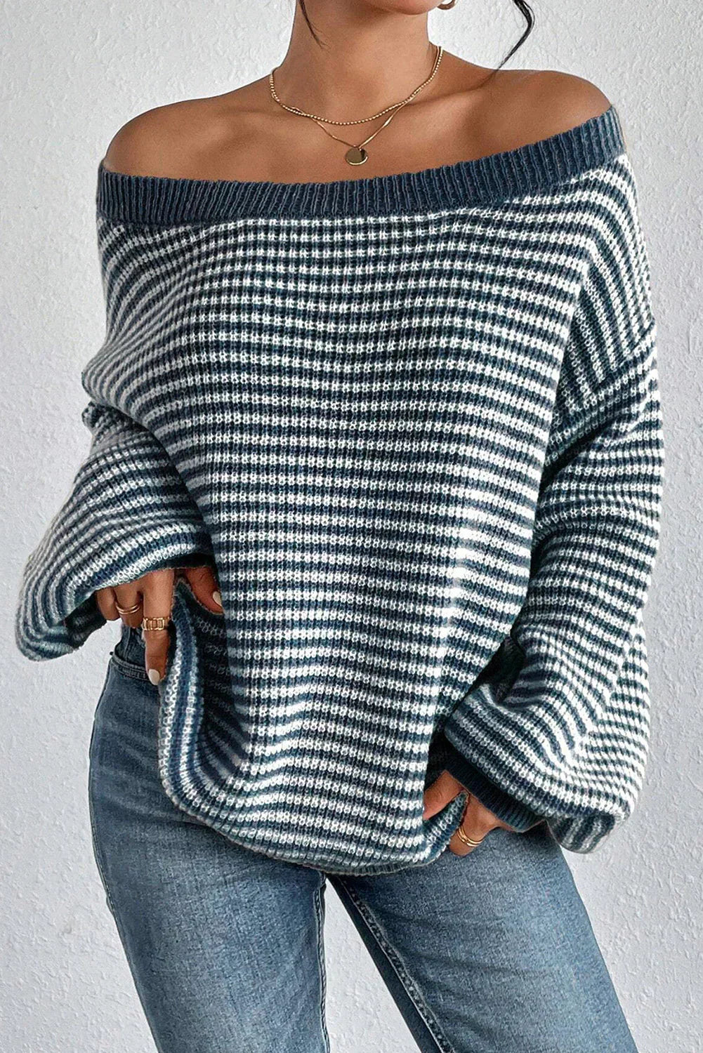 Elegant Relaxed Knit Sweater
