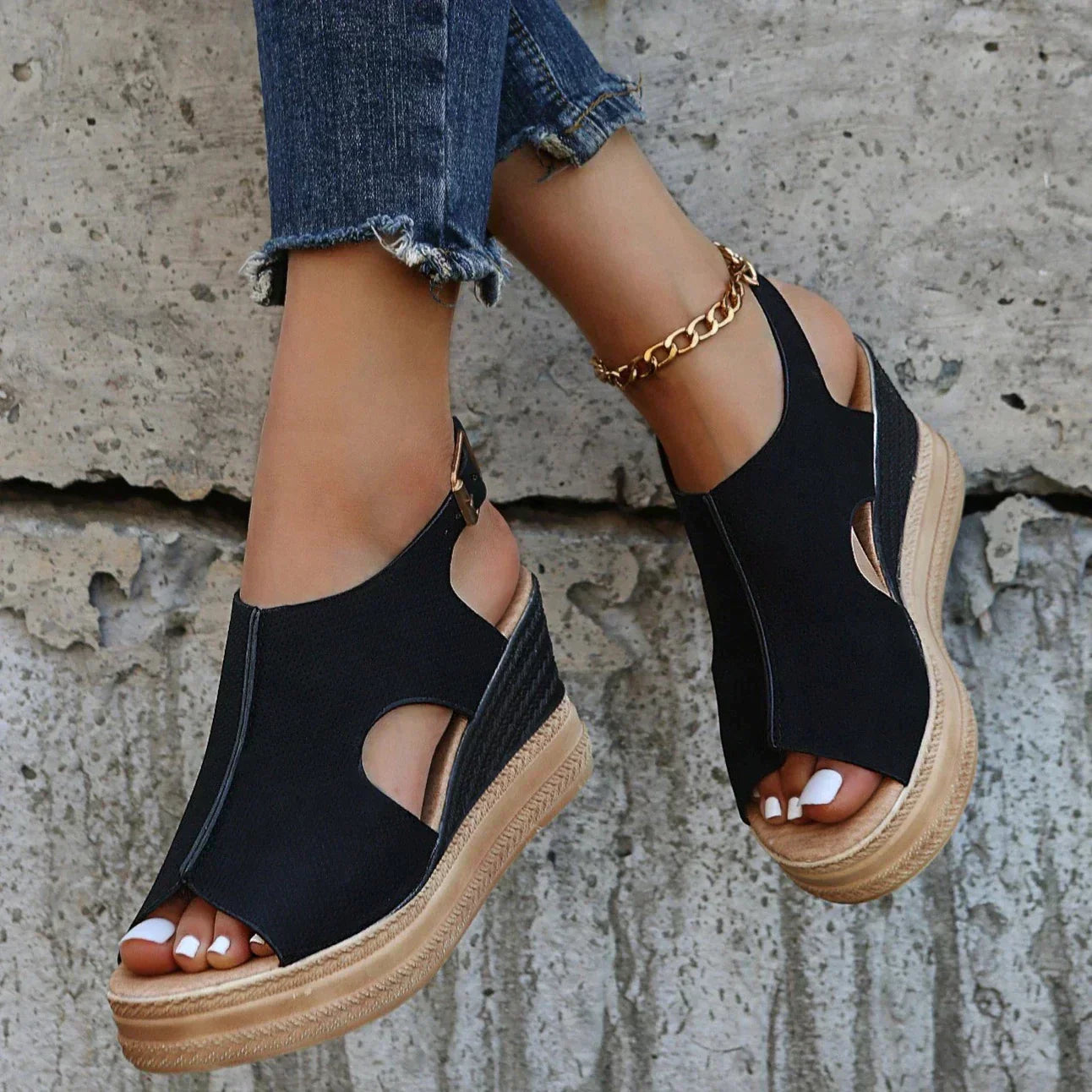 Summer Comfort Wedge Sandals